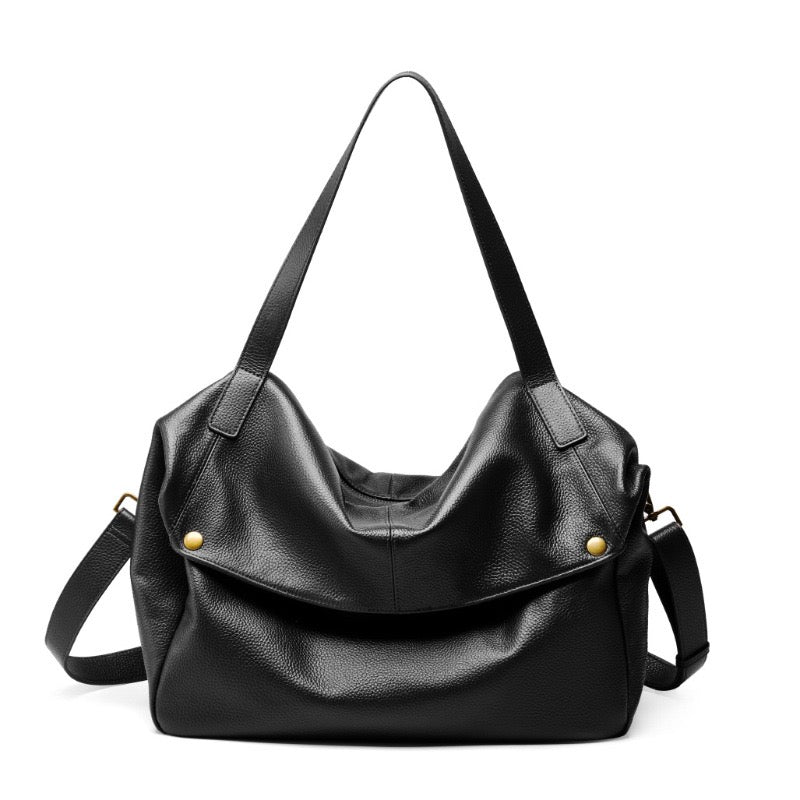 Urban Minimalist Leather Tote