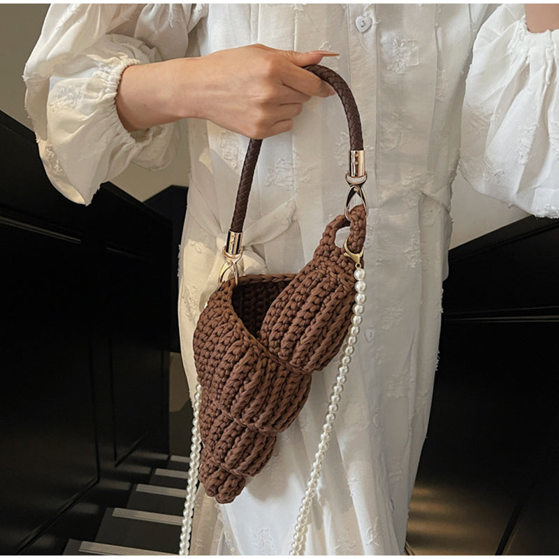 The Coralia Crochet Shell Bag