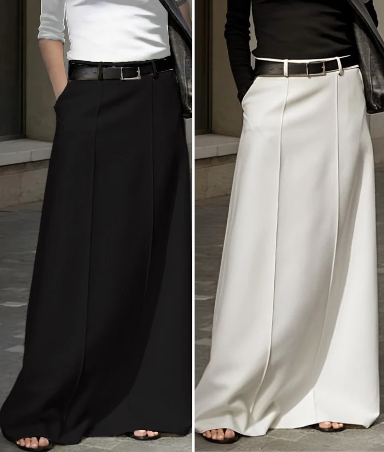 Urban Grace — Tailored Maxi Skirt