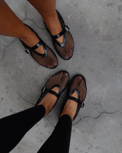 Étoile Mesh Ballet Flats