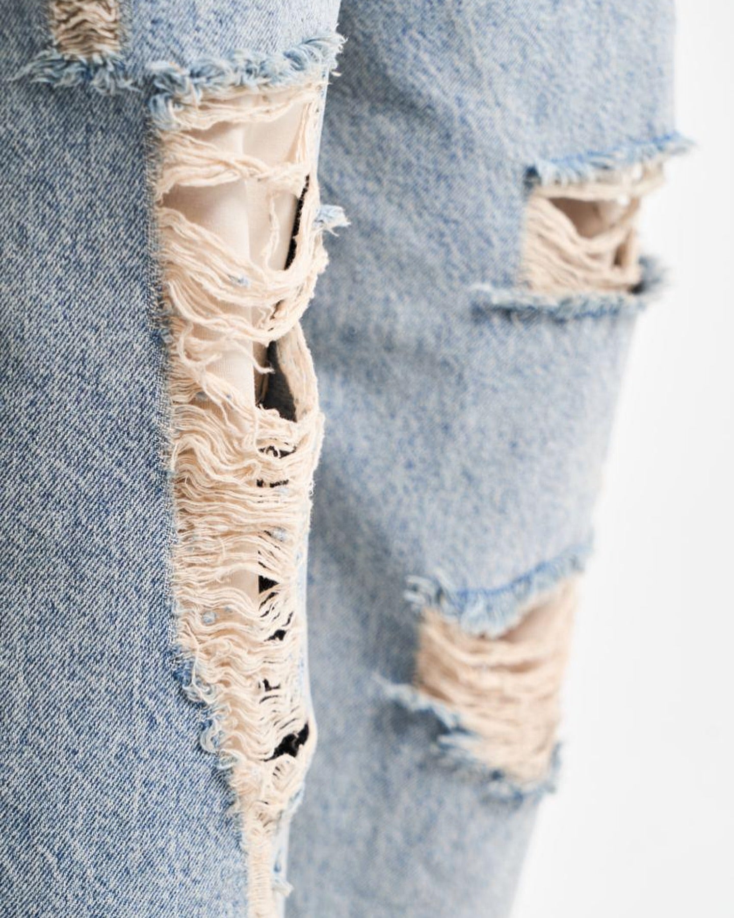 Denim Overlay Pants