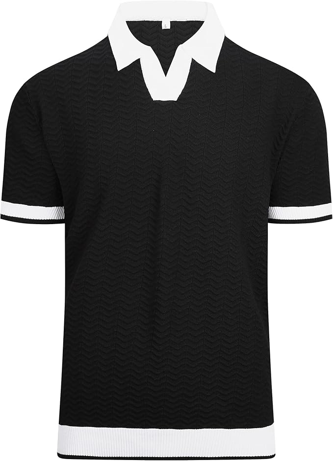Textured Golf Polo Shirt