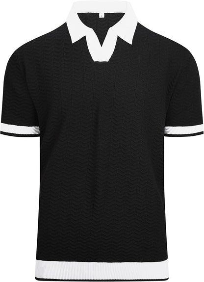 Textured Golf Polo Shirt