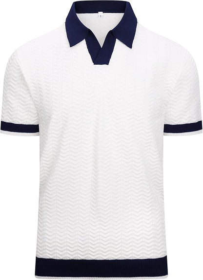 Textured Golf Polo Shirt