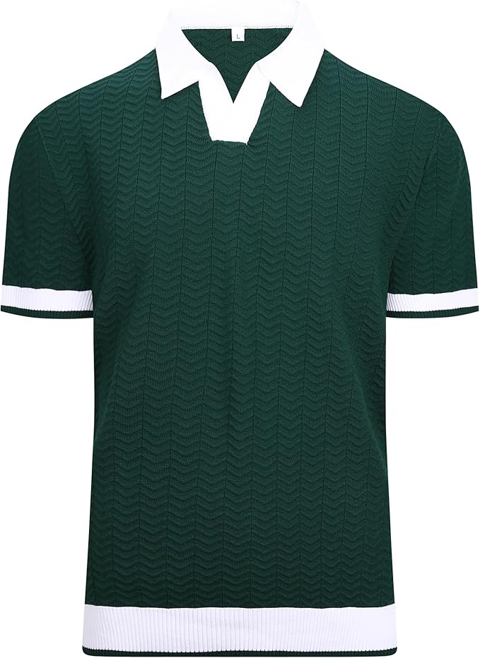 Textured Golf Polo Shirt