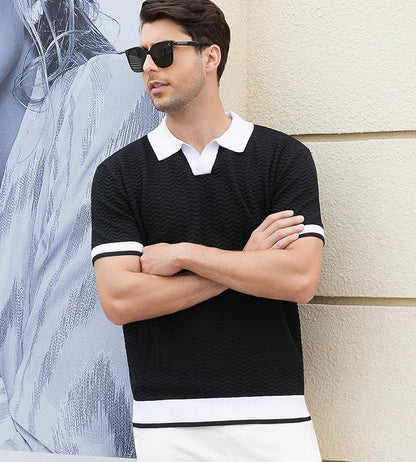 Textured Golf Polo Shirt