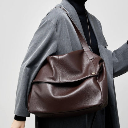 Urban Minimalist Leather Tote