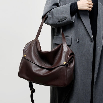 Urban Minimalist Leather Tote
