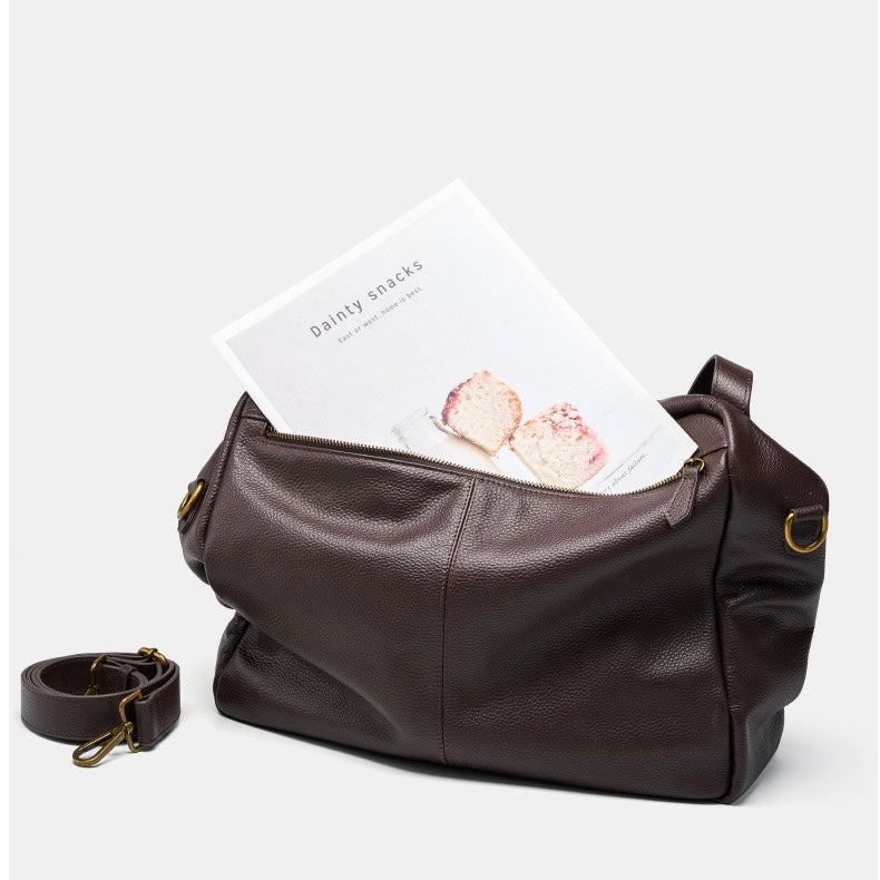 Urban Minimalist Leather Tote