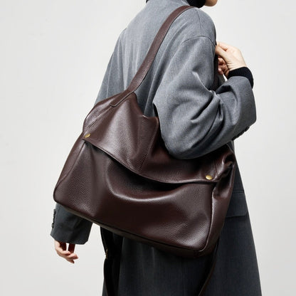 Urban Minimalist Leather Tote