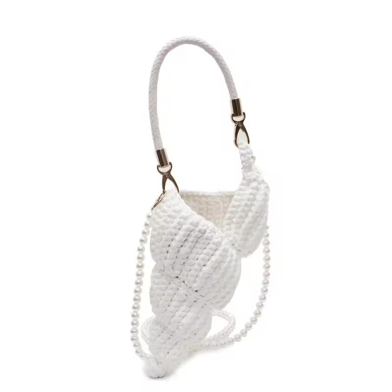 The Coralia Crochet Shell Bag