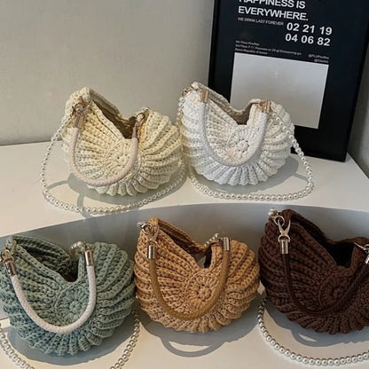 Conch Shell Crochet Bag
