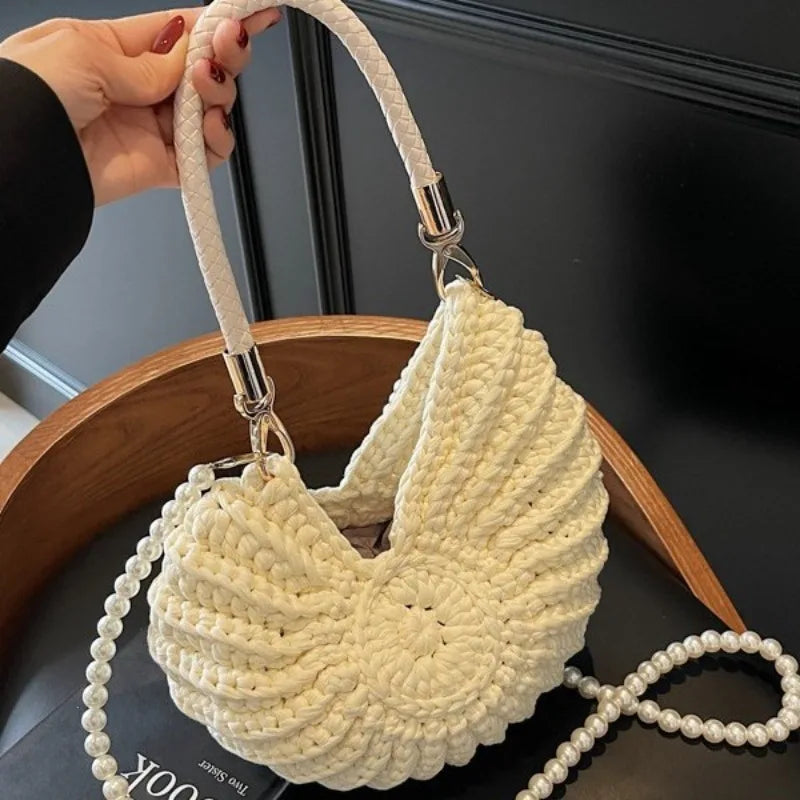 Conch Shell Crochet Bag