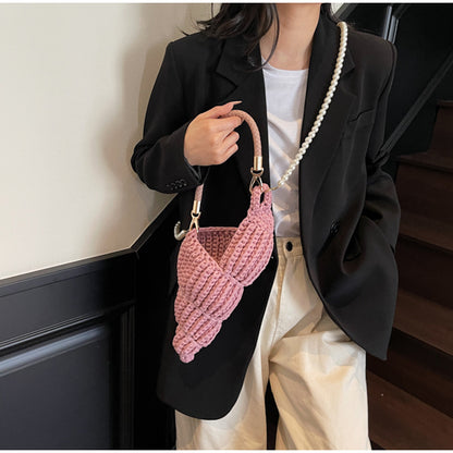 The Coralia Crochet Shell Bag