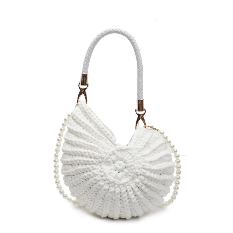 Conch Shell Crochet Bag