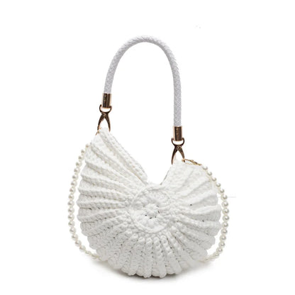 Conch Shell Crochet Bag