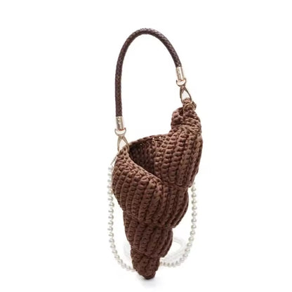The Coralia Crochet Shell Bag