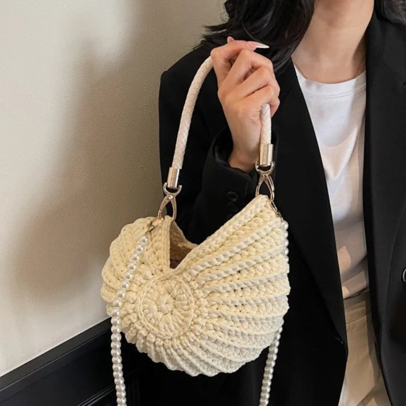Conch Shell Crochet Bag