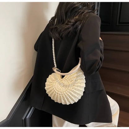 Conch Shell Crochet Bag