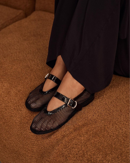 Étoile Mesh Ballet Flats