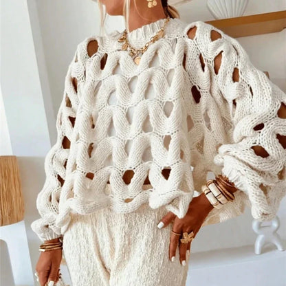 The Isla Wave Knit Sweater