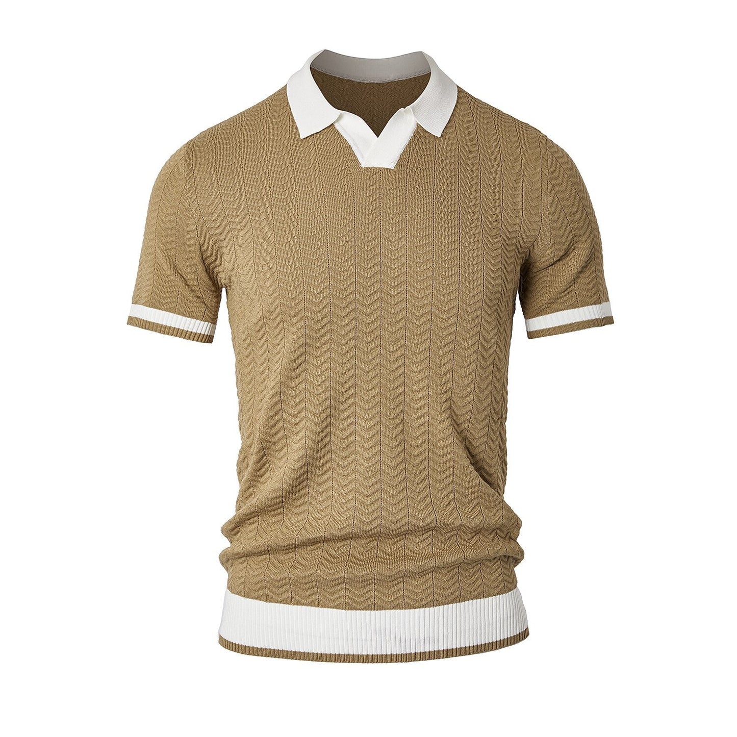 Textured Golf Polo Shirt