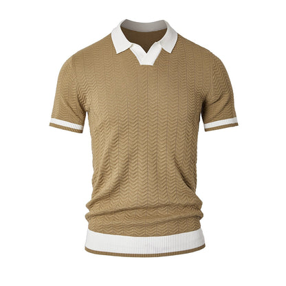 Textured Golf Polo Shirt