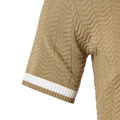 Textured Golf Polo Shirt