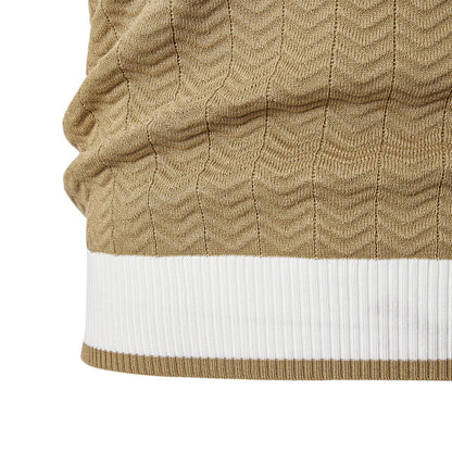 Textured Golf Polo Shirt