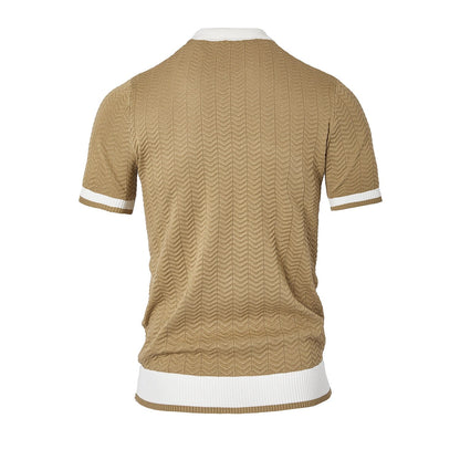Textured Golf Polo Shirt