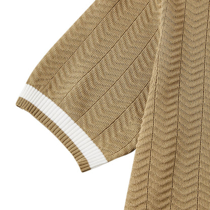 Textured Golf Polo Shirt